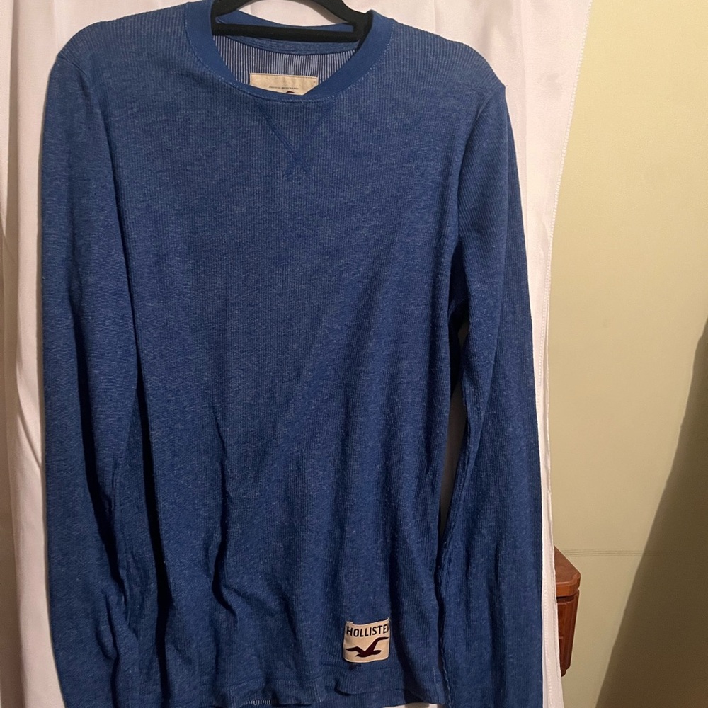 Hollister Classic Blue Knit Pullover
